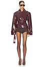 view 4 of 4 Delania Jacket in Bordeaux