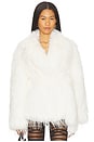 view 1 of 4 Isla Faux Fur Coat in Ivory