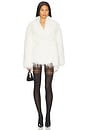 view 4 of 4 Isla Faux Fur Coat in Ivory