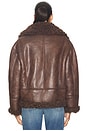view 3 of 4 Demi Faux Fur Jacket in Brown