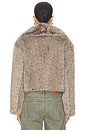 view 4 of 5 Nova Faux Fur Jacket in Wolf