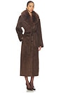 view 2 of 3 x REVOLVE X Revolve Tillie-l Coat in Chocolate Brown