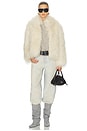view 5 of 5 Bianca Fur Jacket in Bone