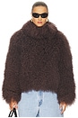 view 2 of 5 Bianca Fur Jacket in Brown