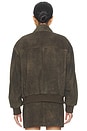 view 4 of 5 Trevanna Suede Jacket in Distressed Brown