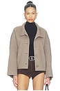 view 1 of 5 Mckenna Jacket in Heather Taupe