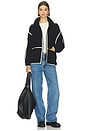 view 6 of 5 Corvy Jacket in Black & Ivory