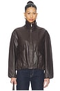 view 2 of 5 Ramona Jacket in Dark Brown