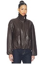 view 4 of 5 Ramona Jacket in Dark Brown