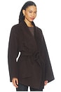 view 4 of 5 Mekia Jacket in Dark Brown