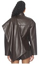 view 5 of 5 Harlow Jacket in Dark Brown