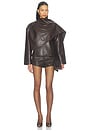 view 6 of 5 Harlow Jacket in Dark Brown