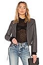 view 1 of 5 Ella Moto Jacket in Pewter