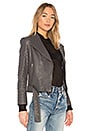 view 2 of 5 Ella Moto Jacket in Pewter