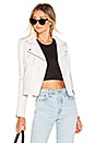 view 1 of 5 Donna Leather Jacket in White