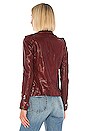 view 3 of 4 CHAQUETA CUERO CHLOE in Rio Red