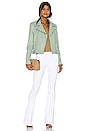 view 4 of 4 Donna Leather Jacket in Dusty Mint