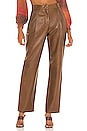 view 1 of 4 Dacia Pant in Chocolate