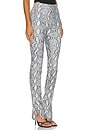 view 3 of 7 PANTALON DAWN in Slate Snake Print