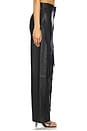 view 3 of 6 x REVOLVE Wendy Leather Pant in Black