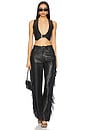 view 5 of 6 x REVOLVE Wendy Leather Pant in Black