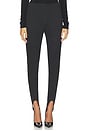 view 1 of 6 Faustine Stirrup Pant in Heather Charcoal