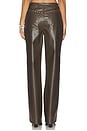 view 4 of 6 x REVOLVE Devin Faux Leather Croco Studded Pant in Brown