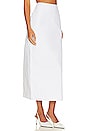 view 2 of 4 Tyra Denim Column Skirt in White