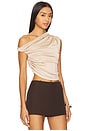 view 2 of 5 Evonne Top in Gold Shimmer