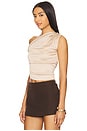 view 3 of 5 Evonne Top in Gold Shimmer