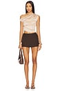 view 5 of 5 Evonne Top in Gold Shimmer