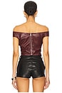 view 3 of 4 Ines Top in Burgundy