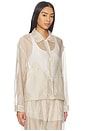 view 3 of 5 Manda Verma Shirt in Beige