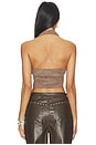 view 3 of 5 x REVOLVE Ruth Faux Suede Halter Top in Dark Brown
