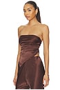 view 2 of 4 Baila Top in Brown