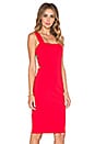 view 3 of 5 Back Cut Out Dress in Red