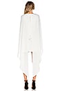 view 3 of 3 Cape Dress in White