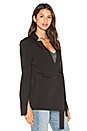 view 3 of 5 Tie Front Split Sleeve Blazer in Black