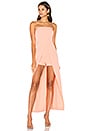 view 1 of 3 Bandeau Maxi Overlay Playsuit in Coral