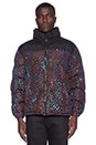 view 1 of 5 Midnight Lizard Puffer Jacket in Black