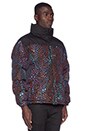 view 3 of 5 Midnight Lizard Puffer Jacket in Black