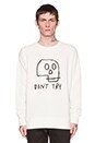 view 1 of 3 Don't Try Sweatshirt in White
