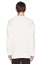 view 3 of 3 Don't Try Sweatshirt in White