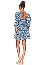 view 3 of 3 Audrey Dress in Dahlia Navy Print