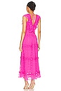 view 3 of 3 Azalea Dress in Clare Hot Pink Lace
