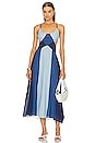 view 1 of 3 Cut-out Dress in Blue Ombre