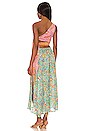 view 4 of 4 One Shoulder Midi Dress in Botanical Print