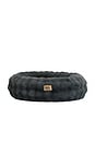 view 2 of 3 Small Bubble Round Pet Bed in Shadow Grey