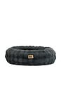 view 2 of 3 Medium Bubble Round Pet Bed in Shadow Grey