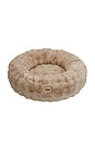 view 1 of 3 Medium Bubble Round Pet Bed in Oat